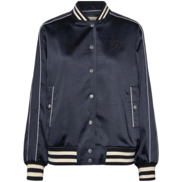 Superdry - Varsity Satin Bomber Jacket - izmērs 8