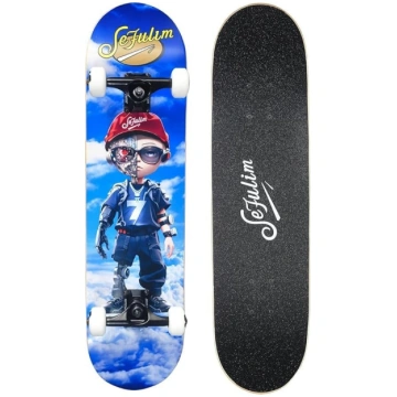 Sefulim 31 x 8 collas Complete Skateboard 7-Layer 
