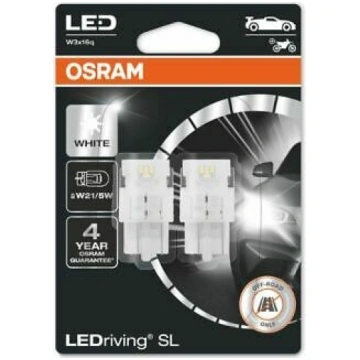 Osram spuldžu komplekts 1,7W 12V W3X16Q W21/5W Whi