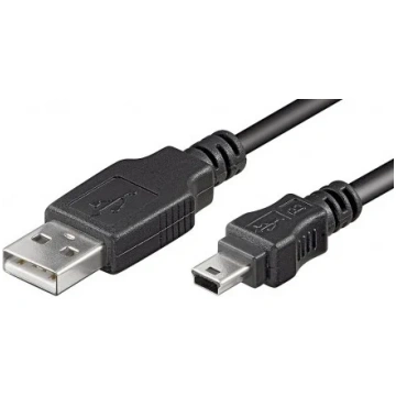 Logilink USB MINI-B 5-pin 180 Cert 1.8m USB-A to m