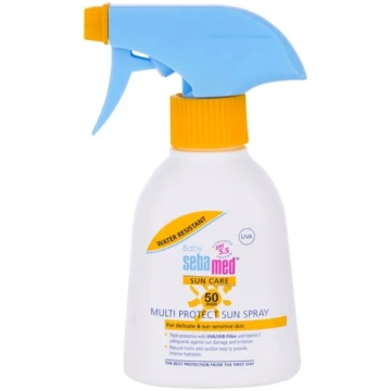 Bērnu saules aizsardzības aerosols ar SPF50 Sebame