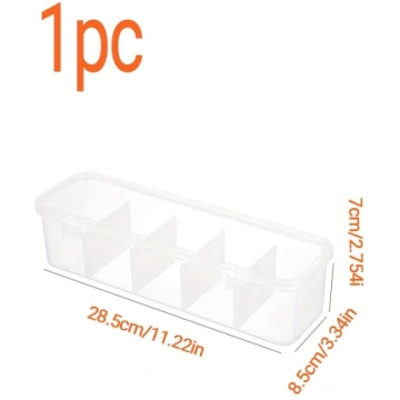 1pc Desktop Cable Organizer Box with Drawer - PET 