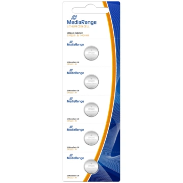 BATTERY LITHIUM CR1220 3V/5PCS MRBAT134 MEDIARANGE