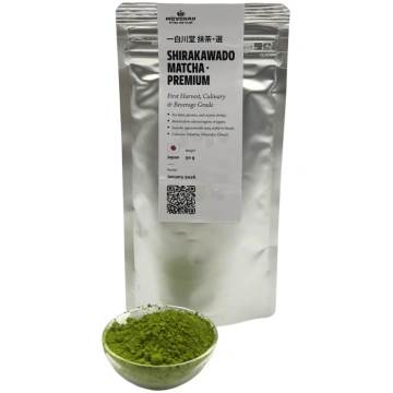 SHIRAKAWADO MATCHA · PREMIUM 50 g » Grezni.lv » In