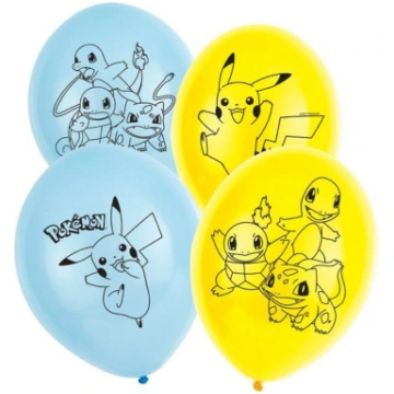 Lateksa baloni "Pokemon", 6 gab