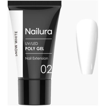 Nailura - Poly Gel 2 - Snow White - 30 ml 70427 (5
