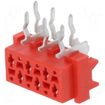 Micro-MaTch | socket | female | PIN: 6 | THT | on 