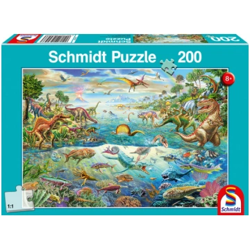 Puzle Schmidt Discover the Dinosaurs, 27.5 cm x 19