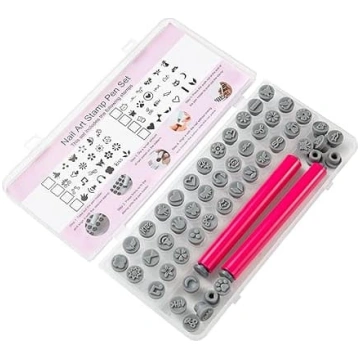 Māksliniecisko zīmogu pildspalvu komplekts - 8 mod