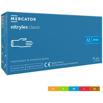 MERCATOR Nitrylex Blue XS 100gab (vienreizlietojam