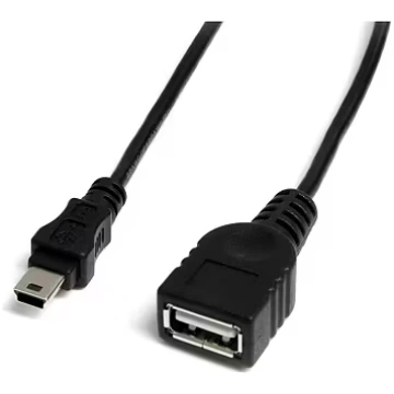 Startech Mini USB to USB-A, 0.3m (USBMUSBFM1)