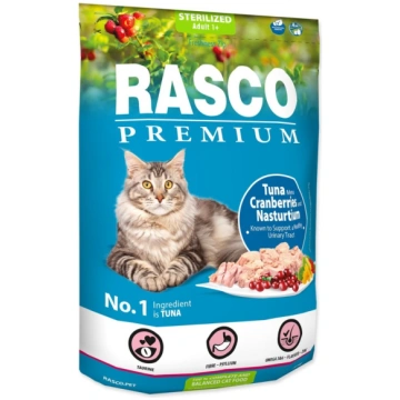 Rasco Premium Sterilized barība ar tunci, dzērvenē