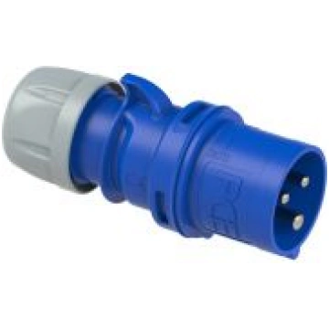 Spraudnis vadā 3x32A (2P+PE) 6h IP44 SHARK zils/pe