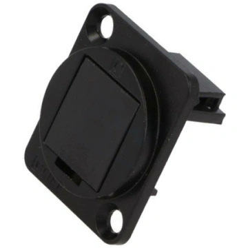 Protection cap; black; metal; XLR standard; 19x24m