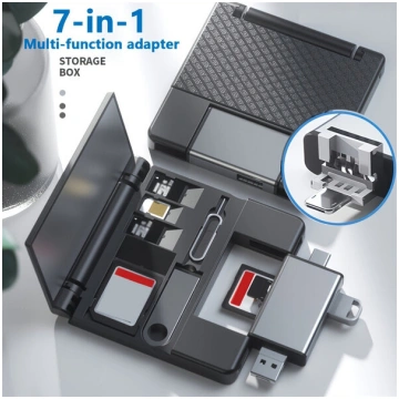 Wowssyo 7-in-1 OTG Micro SD karšu lasītājs ar univ