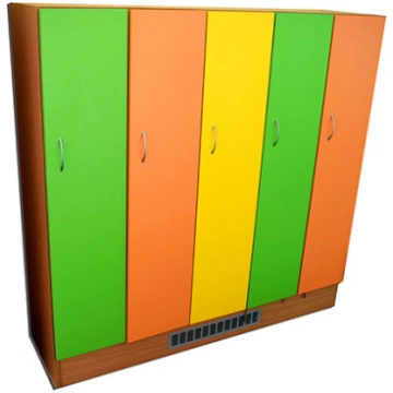 Piecvietīgs garderobes skapis PSE4