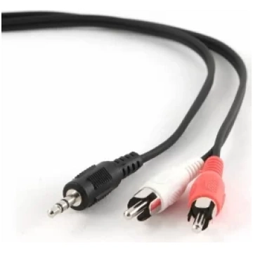 Kabelis Gembird 3.5mm Jack - 2x RCA 2.5m