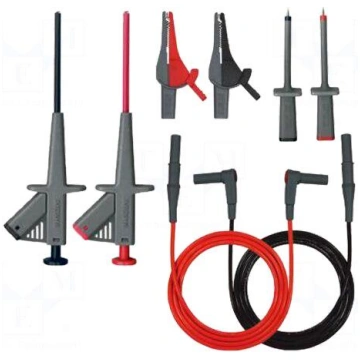 Test leads | Wire insul.mat: PVC | red and black |
