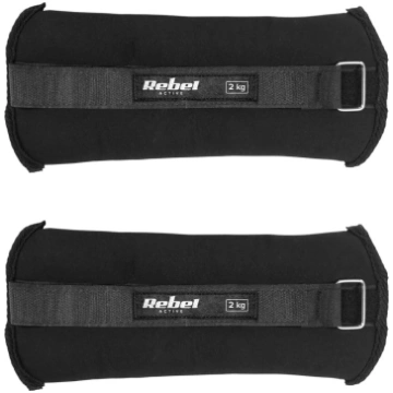 Potītes un plaukstas atsvari 2x2kg, AVTIVE REBEL L