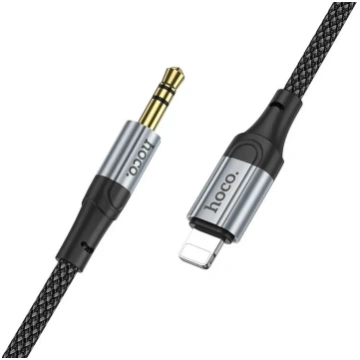 Hoco Lightning to 3.5mm AUX Cable, 1 m, Black UPA2