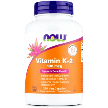 Vitamin K-2 100 mcg Now Foods 250 kapsulas