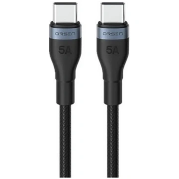 (T-MLX52615) Type C to Type C 3A 1m black Orsen S5