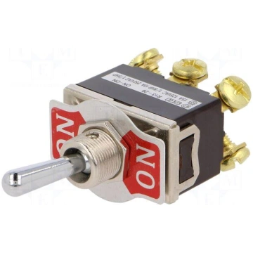 Switch: toggle | Pos: 2 | DPDT | ON-ON | 10A/250VA