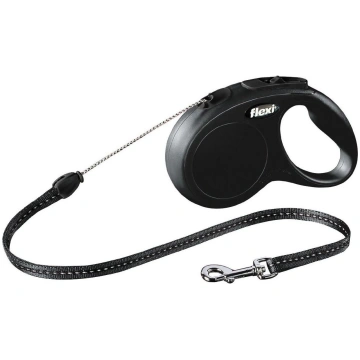 Flexi New Classic Retractable leash Line S 8m Blac