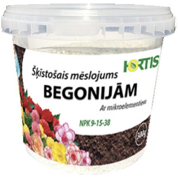 Šķīstošs mēslojums begonijām Hortis 300g