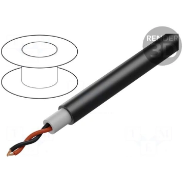 Wire: loudspeaker cable | 2x4mm2 | stranded | OFC 