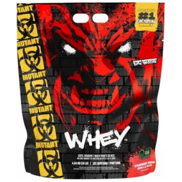 Mutant Whey, zemeņu krēms - 4540 grami