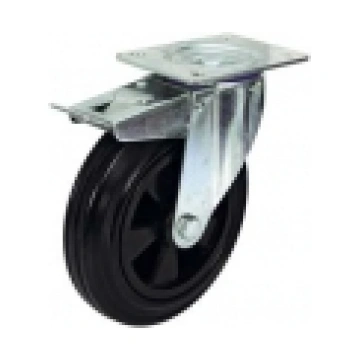 Turn. road wheel 200mm+brakes black