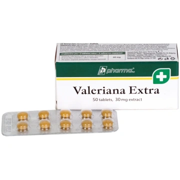 Valeriana extra tabletes, 50 gb