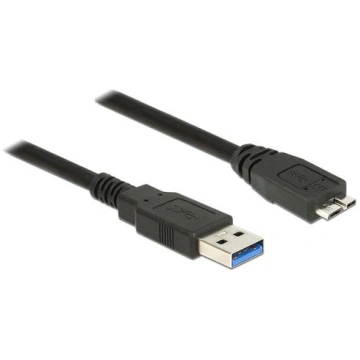 Delock USB Cable USB3.0 A - Micro-B St/St 0.50m lo