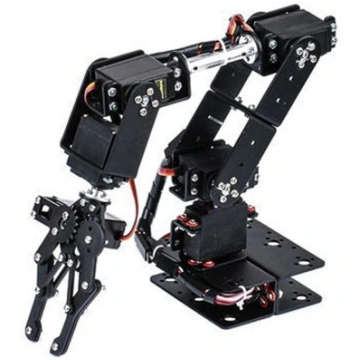 6DOF robota mehāniskās rokas komplekts, programmēš