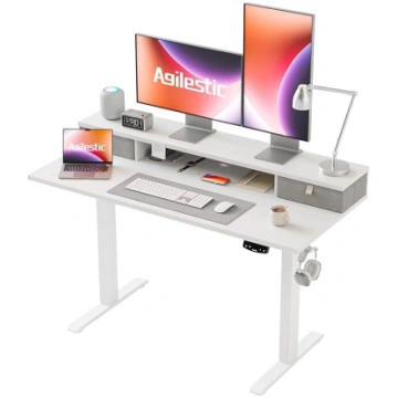 Agilestic Augstumā regulējams rakstāmgalds ar 2 at