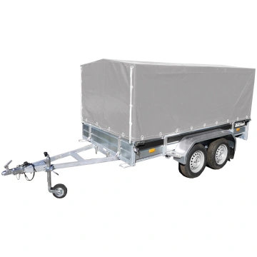TM 3002T1 (300X150X165) Piekabe ar tentu Trailerma