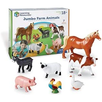 Learning Resources Jumbo Farm Animals: Amazon.de: 