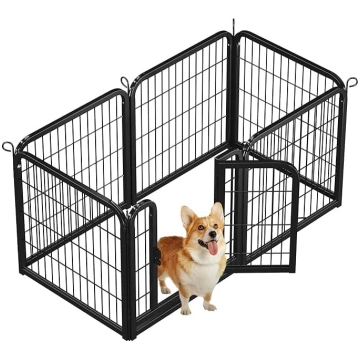 Yaheetech Dog Playpen 6 paneļi būris suņiem kucēns