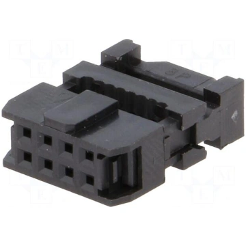 Plug | IDC | female | PIN: 8 | IDC | for ribbon ca