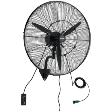 115W industriālais sienas ventilators 81 cm, 5,9 m