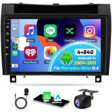 4+64G Auto Radio Android 14 priekš Mercedes-Benz S
