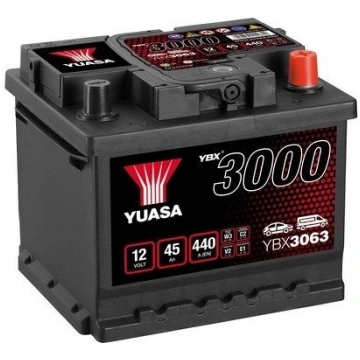 Startera akumulatoru baterija YUASA YBX3063