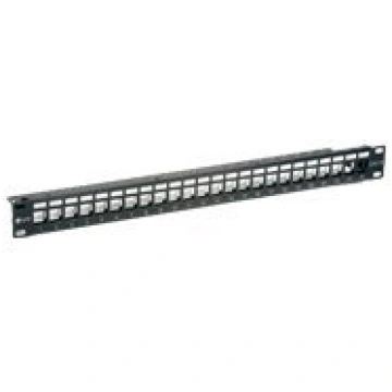 equip patch panel with cable management - 1U - 19"