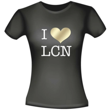 LCN I Love LCN Shirt Black M (krekls sievietēm) (x