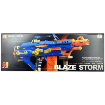 MEGA Blaze Storm Bullet Rifle zilā krāsā