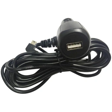 Auto lādētājs ar USB portu - Amacam CC8. Garš kabe