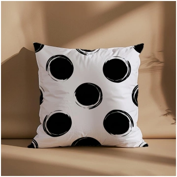 Polka Dot Throw Pillow Cover Case for Sofa Home De