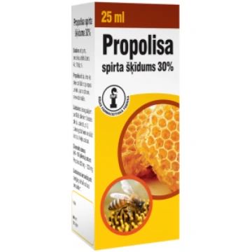 PROPOLISA SPIRTA ŠĶĪDUMS 30 %, 25 ml RFF