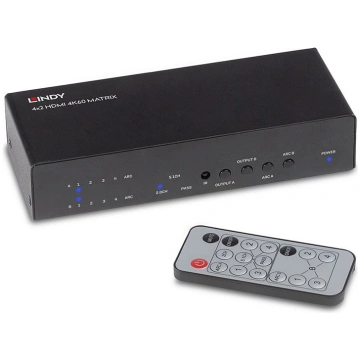 Lindy 4x2 HDMI 2.0 18G Matrix Switch - video/audio